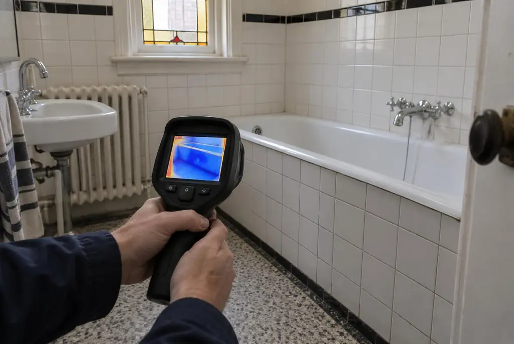 Lekdetectie Odijk – onderzoek in een badkamer van een oudere woning